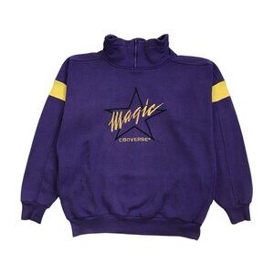 CONVERSE MAGIC JOHNSON SWEATSHIRT 2XL XXL MENS LAKERS CREWNECK PULLOVER VINTAGE